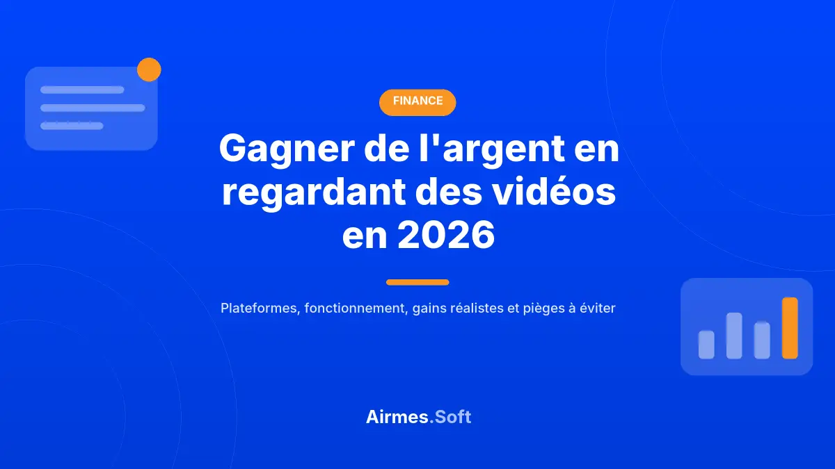 Gagner de l'argent en regardant des vidéos : plateformes de récompenses en 2026